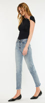 Muffy High Rise Straight Leg Jeans - Official Kancan USA