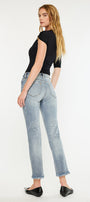 Muffy High Rise Straight Leg Jeans - Official Kancan USA