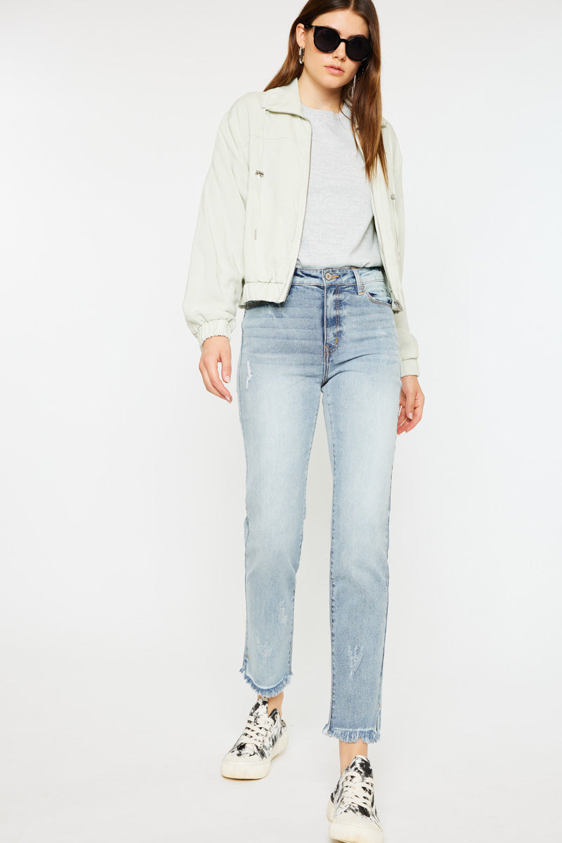 『2年保証』 Muffy High Rise Straight Leg Jeans – Official Kancan USA 着せ替え服・アウトフィット