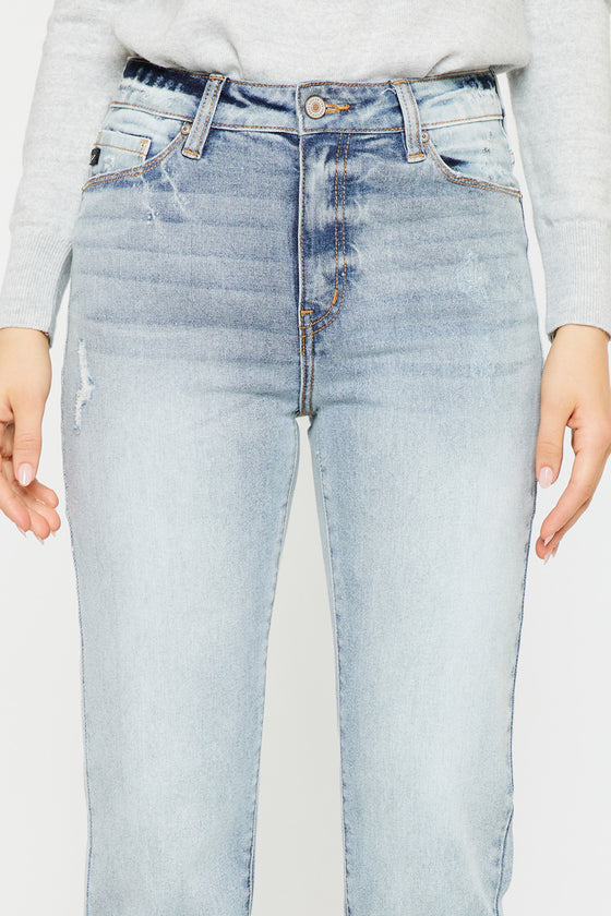 Muffy High Rise Straight Leg Jeans - Official Kancan USA