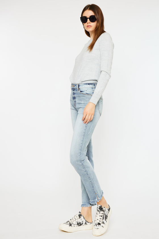 Muffy High Rise Straight Leg Jeans - Official Kancan USA