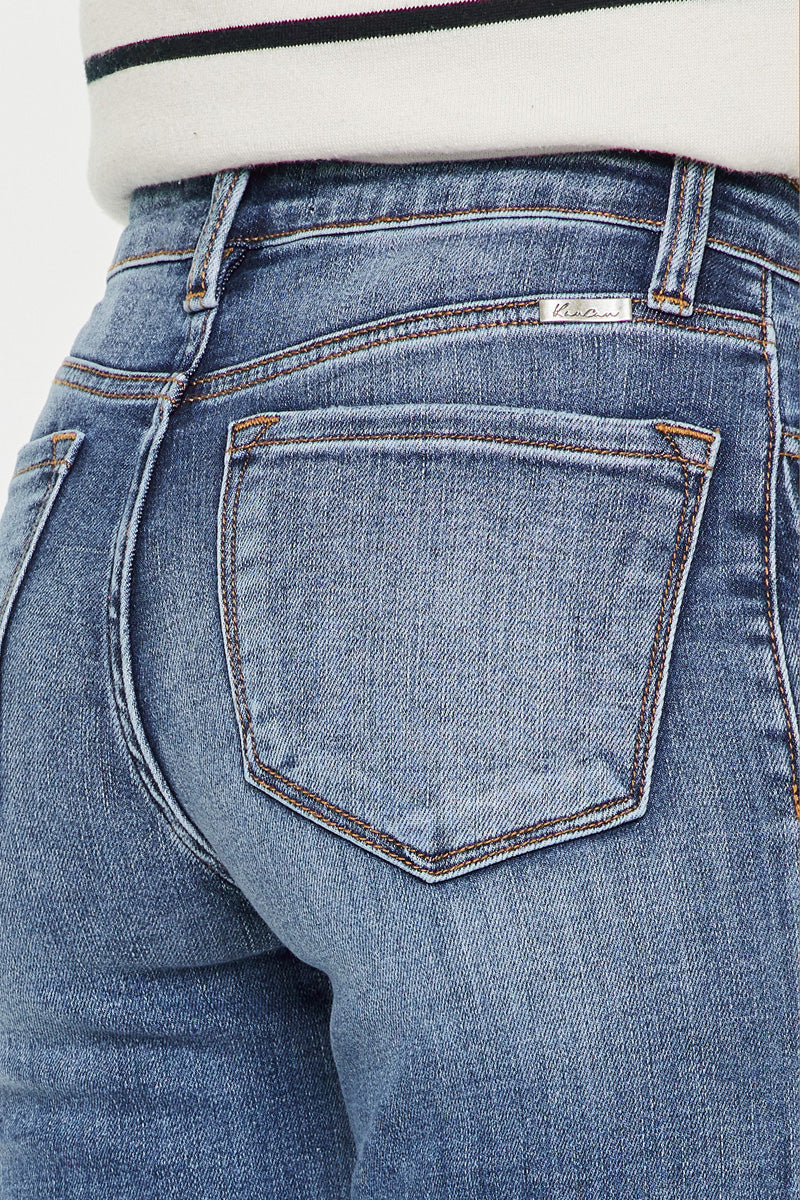 Emmett High Rise Skinny Straight Jeans - Official Kancan USA
