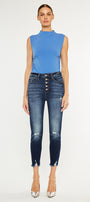 Karlee High Rise Ankle Skinny Jeans - Official Kancan USA