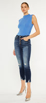 Karlee High Rise Ankle Skinny Jeans - Official Kancan USA