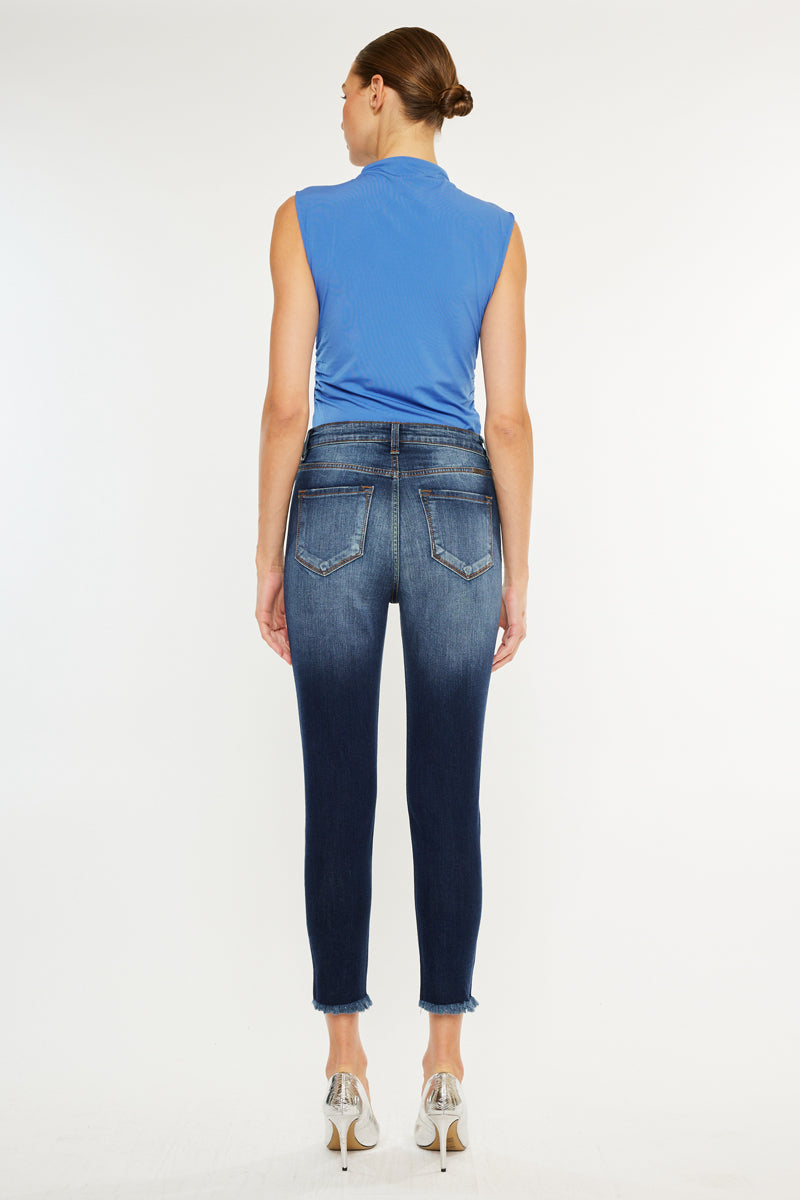 Karlee High Rise Ankle Skinny Jeans - Official Kancan USA