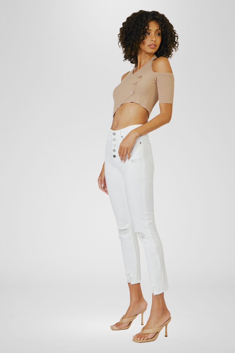 Karlee High Rise Ankle Skinny Jeans - Official Kancan USA