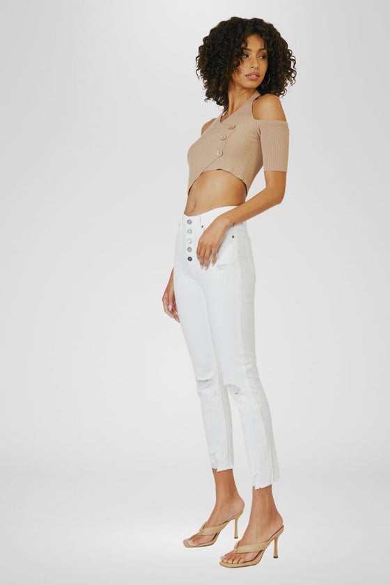 Karlee High Rise Ankle Skinny Jeans - Official Kancan USA