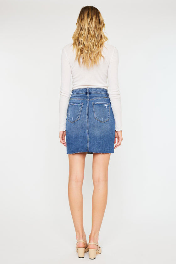 Trixie Fringed Hem Mini Skirt - Official Kancan USA