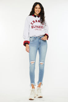  Delilah High Rise Ankle Skinny Jeans - Official Kancan USA