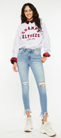 Delilah High Rise Ankle Skinny Jeans - Official Kancan USA