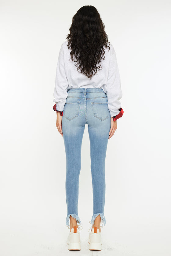 Delilah High Rise Ankle Skinny Jeans - Official Kancan USA
