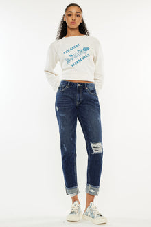  Bernice High Rise Boyfriend Jeans - Official Kancan USA