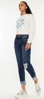 Bernice High Rise Boyfriend Jeans - Official Kancan USA