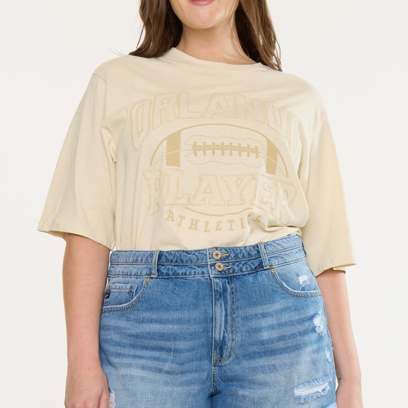 Adelia High Rise Mom Shorts (Plus Size)