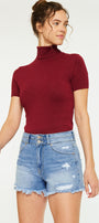 Farah High Rise Mom Shorts - Official Kancan USA