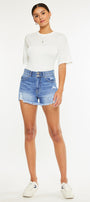 Farah High Rise Mom Shorts - Official Kancan USA