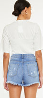 Farah High Rise Mom Shorts - Official Kancan USA