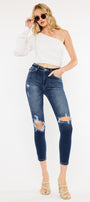 Serena High Rise Ankle Skinny Jeans - Official Kancan USA
