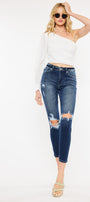 Serena High Rise Ankle Skinny Jeans - Official Kancan USA