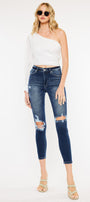 Serena High Rise Ankle Skinny Jeans - Official Kancan USA