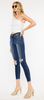 Serena High Rise Ankle Skinny Jeans - Official Kancan USA