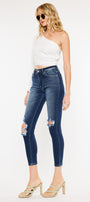 Serena High Rise Ankle Skinny Jeans - Official Kancan USA