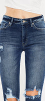 Serena High Rise Ankle Skinny Jeans - Official Kancan USA