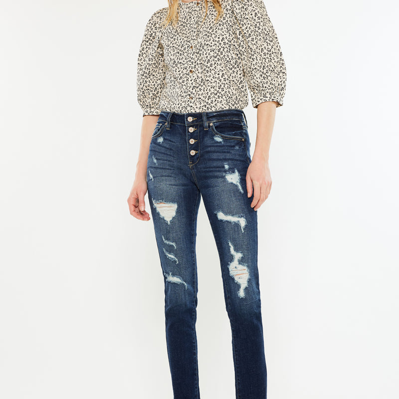 Lacey High Rise Super Skinny Jeans - Official Kancan USA