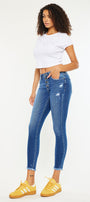 Kate Mid Rise Ankle Skinny Jeans - Official Kancan USA