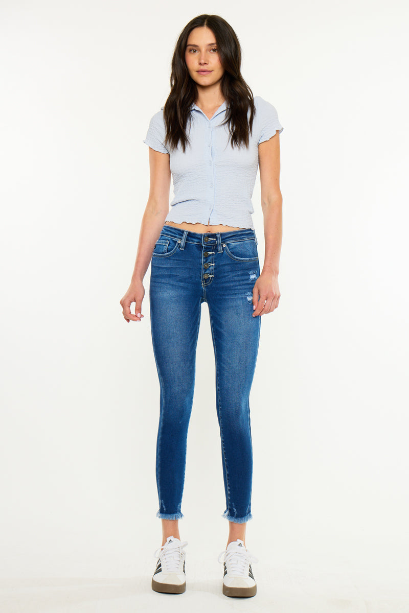 Kate Mid Rise Ankle Skinny