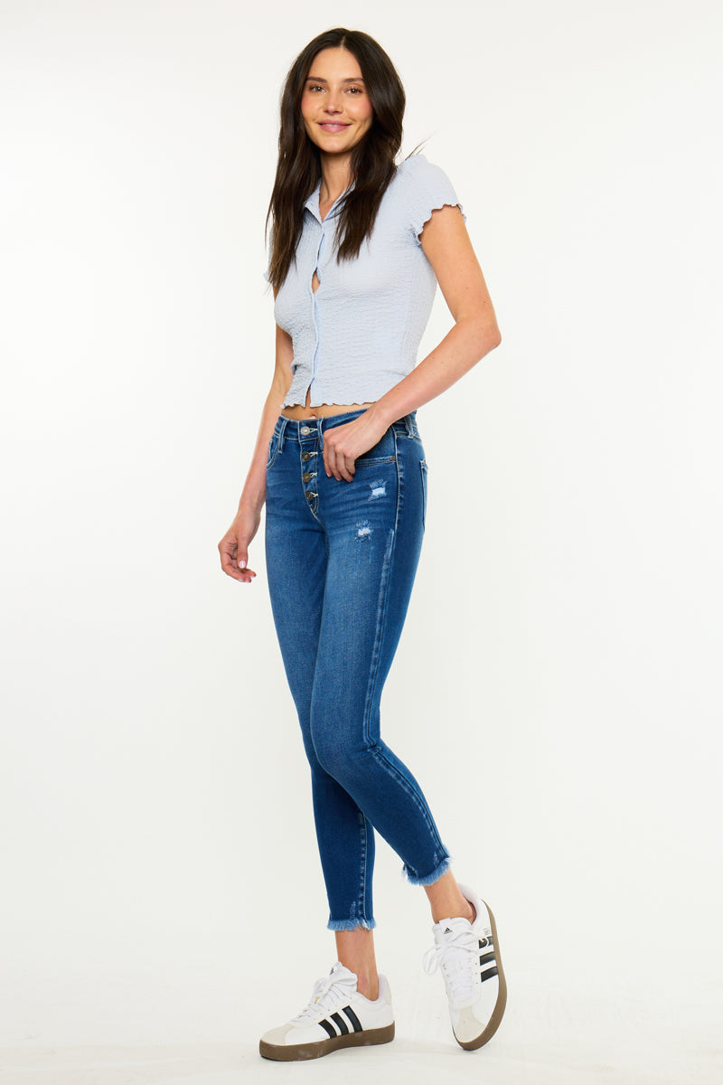 Kate Mid Rise Ankle Skinny
