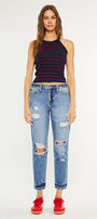 Artemis High Rise Boyfriend Jeans - Official Kancan USA