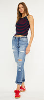 Artemis High Rise Boyfriend Jeans - Official Kancan USA