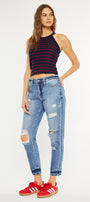 Artemis High Rise Boyfriend Jeans - Official Kancan USA