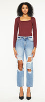 Bonnie High Rise Boyfriend Jeans - Official Kancan USA