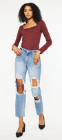 Bonnie High Rise Boyfriend Jeans - Official Kancan USA