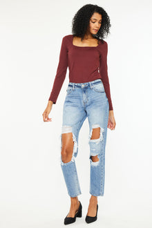  Bonnie High Rise Boyfriend Jeans - Official Kancan USA
