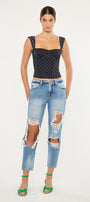 Bonnie High Rise Boyfriend Jeans - Official Kancan USA