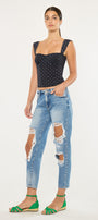 Bonnie High Rise Boyfriend Jeans - Official Kancan USA
