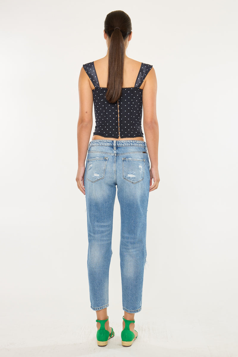 Bonnie High Rise Boyfriend Jeans - Official Kancan USA