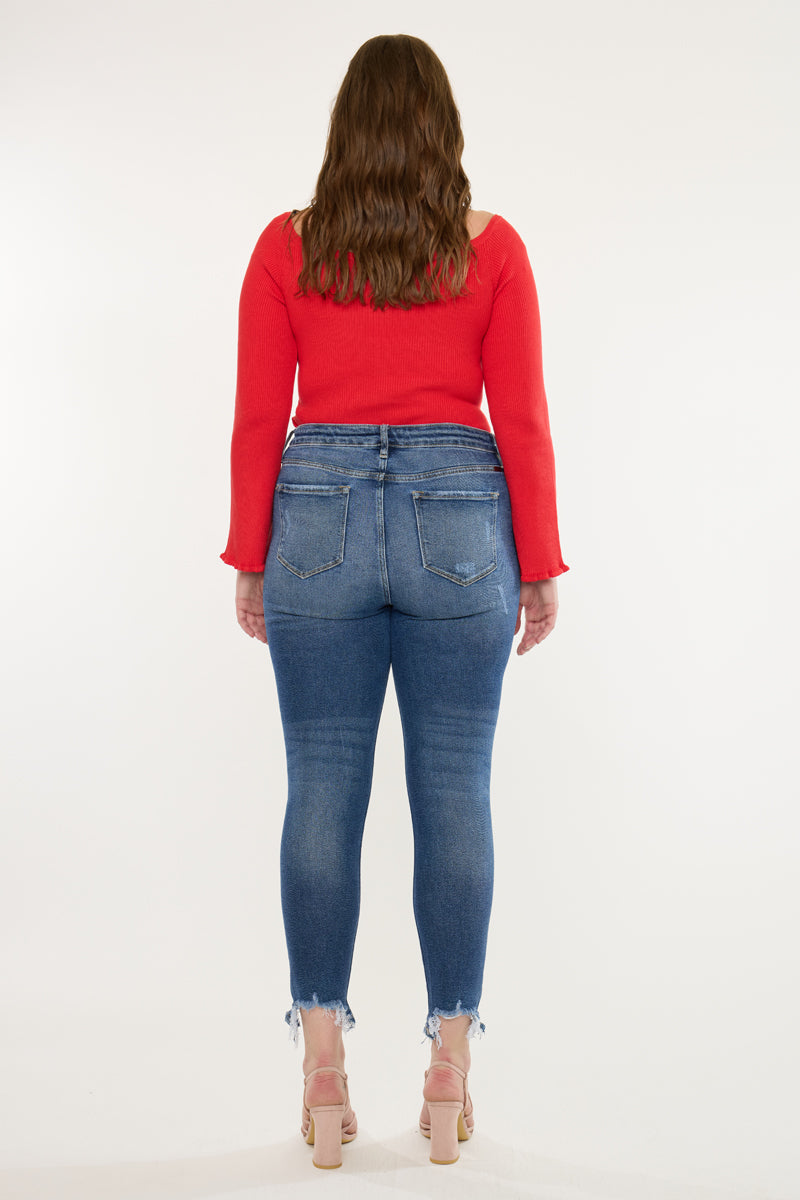 Bunny High Rise Ankle Skinny (Plus Size)