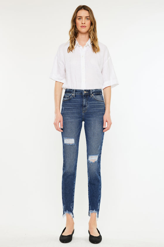 Declan High Rise Ankle Skinny Jeans - Official Kancan USA