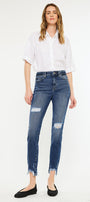 Declan High Rise Ankle Skinny Jeans - Official Kancan USA