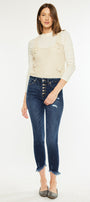 Winston High Rise Cropped Skinny Jeans - Official Kancan USA