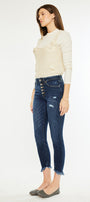 Winston High Rise Cropped Skinny Jeans - Official Kancan USA