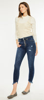Winston High Rise Cropped Skinny Jeans - Official Kancan USA