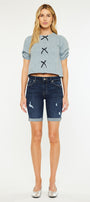 Kimm Mid Rise Bermuda Shorts - Official Kancan USA
