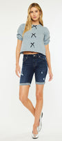 Kimm Mid Rise Bermuda Shorts - Official Kancan USA