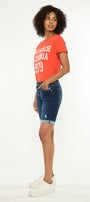Kimm Mid Rise Bermuda Shorts - Official Kancan USA