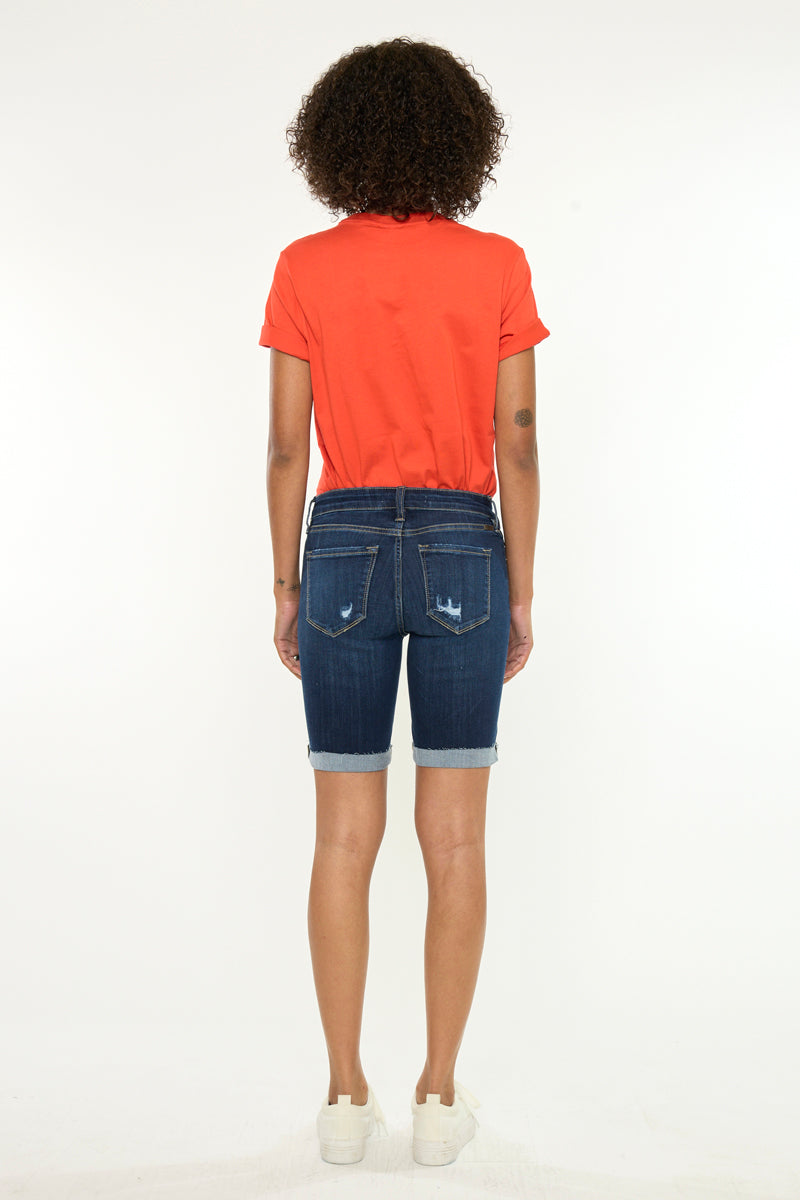 Kimm Mid Rise Bermuda Shorts – Kancan USA